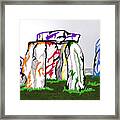 Stonehenge Chakras Framed Print