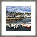 Stonington Harbor Framed Print