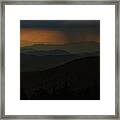 Storm Brewing In The Smokies Framed Print