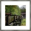 Storm Clouds Over Mingus Mill Framed Print