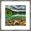 Storm Clouds Over The Valley Of 5 Lakes Framed Print