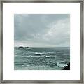 Storm Coming In Framed Print