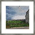 Storm Over Hull Framed Print