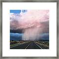 Storm Over Santa Fe Framed Print