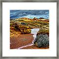 Storm Reflections Framed Print