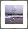 Storming Bubbles Framed Print