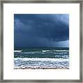 Stormy Day At Honeymoon Island 001 Framed Print