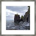 Stormy June Day On Lake Superior Framed Print