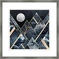 Stormy Mountains Framed Print