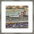 Stormy Waters Framed Print