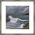 Stormy Waters Framed Print