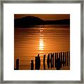 Strahan Sunset Framed Print