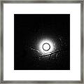 Strange Moon Rising Utah Framed Print