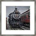 Strasburg Railroad Engine 475 Backs Through Station At Strasburg Pa Framed Print