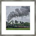 Strasburg Railroads 475 Baldwin 4-8-0 Heads Back To Stassburg Pa Framed Print