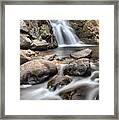 Streams Below Falls Creek Falls Framed Print