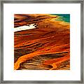 Streams Of Algae Mats Framed Print