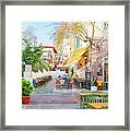 Street Of Athens, Greece Framed Print