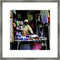 Street Vendor Nyc Color Paint Framed Print