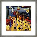 Structured Musician Maam Valley Framed Print