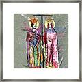 Sts. Constantine And Helen Framed Print