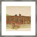 Study Of A Long Cottage With Dormer Windows Framed Print