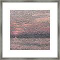 Subdued Sunset Framed Print