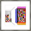 Sudoku Digital Painting 3.3d Version Framed Print