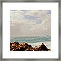 Sugarloaf Rock Panorama I Framed Print