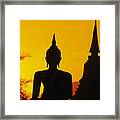 Sukhothai Temple Framed Print
