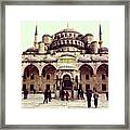 #sultanahmet #camii #mosk #istanbul Framed Print