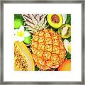 Summer Diet, Fresh Fruits Framed Print