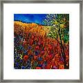 Summer Landscape With Poppies Framed Print