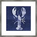 Summer Lobster- Art By Linda Woods Framed Print