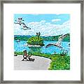 Summer On The Bay Framed Print