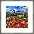 Summer On The Mountain Framed Print