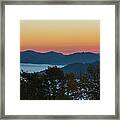 Summer Sunrise - Almost Dawn Framed Print