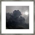 Sun Above The Clouds Framed Print