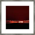 Sun And Boaters Two Framed Print