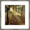 Sun And Clouds Framed Print