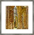 Sun In The Stone. Framed Print