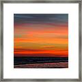 Sun Painted Clouds Framed Print
