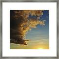 Sun Sea And Cloud Framed Print