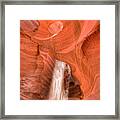 Sunbeam - Antelope Canyon Framed Print