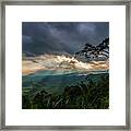 Sunbeam Befor Rainny Framed Print