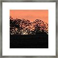 Sundown Abstract Framed Print