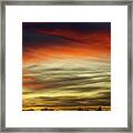 Sundown Sky Framed Print
