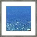 Sunlight And The Sea Framed Print