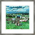 Sunny Afternoon At Moedown Framed Print