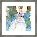 Sunny Bunny Framed Print